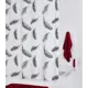 Штора для ванных комнат Ridder Romantic белый/чёрный 180x200см