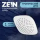 Душевая лейка Zein Z019 1 режим цвет белый