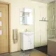 Зеркальный шкаф Uncoria Лина 65017 50см цвет белый
