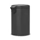Ведро мусорное Brabantia NewIcon 113802 12л цвет графитовый серый