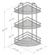 Полка для ванной TEKNO-TEL BK023 угловая 20x46см цвет хром