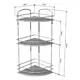Полка для ванной TEKNO-TEL BK075 угловая 21x49см цвет хром