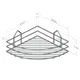 Полка для ванной TEKNO-TEL BK001 угловая 24x9см цвет хром