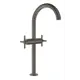 Смеситель для раковины Grohe 21044AL3 двухвентильный цвет графит