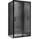 Душевая ширма Abber Schwarzer Diamant AG30160B-S80B 160x80см