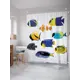 Шторка для ванной комнаты JoyArty sc_21266 200x180см цвет жёлтый золотой