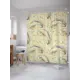 Шторка для ванной комнаты JoyArty sc_20441 200x180см цвет жёлтый золотой