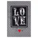 Полотенце Этель Love is all around 40x67 см саржа