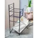 Корзина для белья Solmax 37x106x36 см металл цвет бежевый