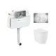 Комплект инсталляции Lavinia Boho Bell Pro 77060210 с клавишей смыва цвет серый
