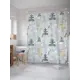Шторка для ванной комнаты JoyArty sc_20281 200x180см цвет серый серебристый