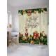 Шторка для ванной комнаты JoyArty sc_20283 200x180см цвет красный