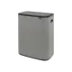 Мусорный бак Brabantia Bo 221460 60л серый