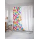 Шторка для ванной комнаты JoyArty sc_21776 200x180см цвет зеленый