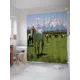 Шторка для ванной комнаты JoyArty sc_20751 200x180см цвет зеленый
