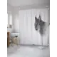 Шторка для ванной комнаты JoyArty sc_35767 200x180см цвет серый серебристый