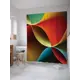 Шторка для ванной комнаты JoyArty sc_22233 200x180см цвет красный