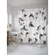 Шторка для ванной комнаты JoyArty sc_31007 200x180см цвет белый