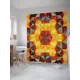 Шторка для ванной комнаты JoyArty sc_21409 200x180см цвет жёлтый золотой