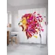 Шторка для ванной комнаты JoyArty sc_23297 200x180см цвет жёлтый золотой