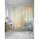 Шторка для ванной комнаты JoyArty sc_33051 200x180см цвет синий
