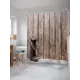 Шторка для ванной комнаты JoyArty sc_23119 200x180см цвет коричневый