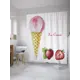 Шторка для ванной комнаты JoyArty sc_36336 200x180см цвет жёлтый золотой