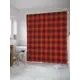 Шторка для ванной комнаты JoyArty sc_31126 200x180см цвет красный