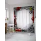 Шторка для ванной комнаты JoyArty sc_36294 200x180см цвет красный