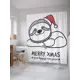 Шторка для ванной комнаты JoyArty sc_37854 200x180см цвет красный