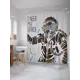 Шторка для ванной комнаты JoyArty sc_19916 200x180см цвет коричневый