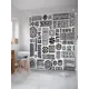 Шторка для ванной комнаты JoyArty sc_29443 200x180см цвет черный