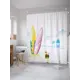 Шторка для ванной комнаты JoyArty sc_9694 200x180см цвет жёлтый золотой