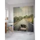 Шторка для ванной комнаты JoyArty sc_6610 200x180см цвет зеленый