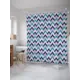 Шторка для ванной комнаты JoyArty sc_29853 200x180см цвет синий
