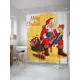 Шторка для ванной комнаты JoyArty sc_20027 200x180см цвет жёлтый золотой