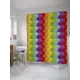 Шторка для ванной комнаты JoyArty sc_31374 200x180см цвет жёлтый золотой