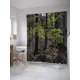 Шторка для ванной комнаты JoyArty sc_31621 200x180см цвет зеленый