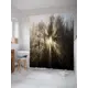 Шторка для ванной комнаты JoyArty sc_30301 200x180см цвет синий