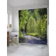 Шторка для ванной комнаты JoyArty sc_27881 200x180см цвет зеленый