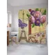Шторка для ванной комнаты JoyArty sc_29969 200x180см цвет розовый