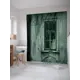 Шторка для ванной комнаты JoyArty sc_22089 200x180см цвет зеленый