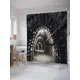 Шторка для ванной комнаты JoyArty sc_22087 200x180см цвет синий