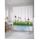 Шторка для ванной комнаты JoyArty sc_21138 200x180см цвет зеленый
