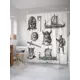 Шторка для ванной комнаты JoyArty sc_22363 200x180см цвет белый