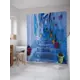 Шторка для ванной комнаты JoyArty sc_37468 200x180см цвет синий
