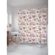 Шторка для ванной комнаты JoyArty sc_29989 200x180см цвет розовый