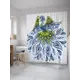 Шторка для ванной комнаты JoyArty sc_32738 200x180см цвет синий