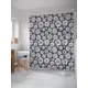 Шторка для ванной комнаты JoyArty sc_30682 200x180см цвет серый серебристый