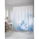 Шторка для ванной комнаты JoyArty sc_33965 200x180см цвет синий
